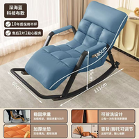 Silla Planeadora giratoria moderna de mediados de siglo 2026, sillón reclinable con otomana para sala de estar