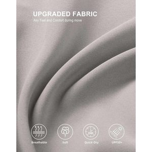 Soothfeel, pantalones capri ligeros y holgados para mujer, informales, grises brillantes con bolsillos para Senderismo y viajes al aire libre - Product Image 6