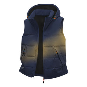 Veste d'hiver pour homme en duvet 2026, longue, à capuche, imperméable, chaude, résistante au froid, avec grande poche - Product Image 3