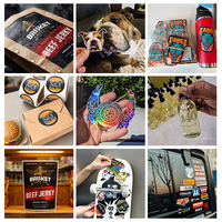 Etiquetas Adhesivas para Empaques de Carne Seca, Resistentes al Agua y al Aceite, Material de Vinilo, Impresión Personalizada, Adhesivo Ecológico