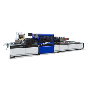 Servo automatique haute vitesse Carton boîte-cadeau emballage collage boîte Machine boîte de papier fenêtre patch coller Machine à plastifier - Product Image 4