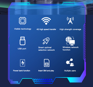 Función de Banco de energía KuWFi enrutador <span class=keywords><strong>WiFi</strong></span> de bolsillo para exteriores 5200mAh módem portátil 4G enrutador de punto de acceso móvil para viajes - Product Image 3