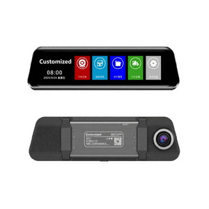 Caméra embarquée V9 9901 double objectif (avant 4K, arrière 1080P) avec enregistrement double, commande vocale mondiale, écran tactile intégral, ADAS, BSD, GPS et détection d'angle mort - Product Image 1