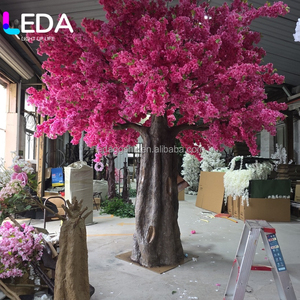 ต้นซากุระประดิษฐ์ไฟเบอร์กลาส LEDA 4M สีชมพูสด ต้นซากุระประดิษฐ์สำหรับตกแต่งงานแต่งงาน - Product Image 6