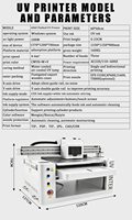 Mini imprimante jet d'encre UV numérique de bureau 6060, machine d'impression à plat pour surfaces courbes, pour bouteilles, coques de téléphone, étiquettes et autocollants