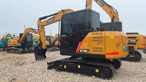 Excavadora Usada Sany Sy75 de 7.5 Toneladas, Excavadora Hidráulica de Orugas de Segunda Mano SY215C SY235C SY60C en Buen Estado, Gran Oferta - Product Image 4