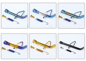 Repuestos para Motocicletas, Soporte Lateral Personalizado de Acero Inoxidable 304 con Acabado Iridiscente en Titanio Quemado - Product Image 2