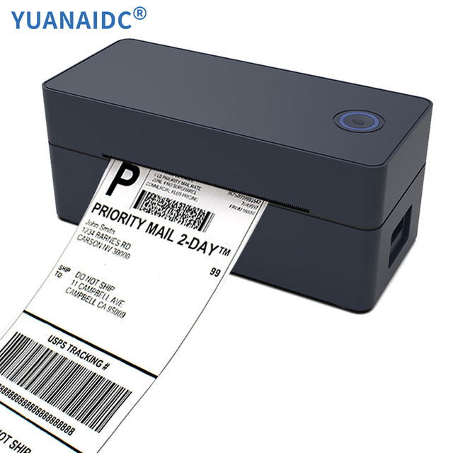 YJ-9203 Printer Machine Label Sticker Printing Machine 4x6 Bluetooths Thermal US Europe Express Shipping Label Printer