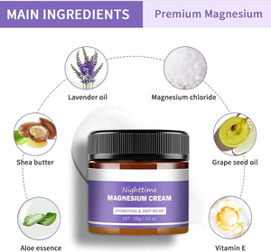 Mantequilla Corporal de Magnesio OEM para Alivio Muscular y Noches Tranquilas, Alivia el Dolor y Mejora el Estado de Ánimo, Loción Corporal Relajante de Lavanda y Magnesio - Product Image 2