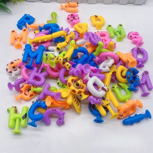 Jouets sensoriels à eau Fidget 26 pièces pour les tout-petits Alphabet éducatif et jouet animal avec 45-50mm TPR ventouse ventouses nouveauté Gag - Product Image 4