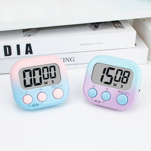 Temporizador con Pantalla LCD de Color Degradado, 60 Minutos de Cuenta Regresiva, Reloj Despertador para Cocina y Estudio, Fácil Operación, Forma Cuadrada - Product Image 2