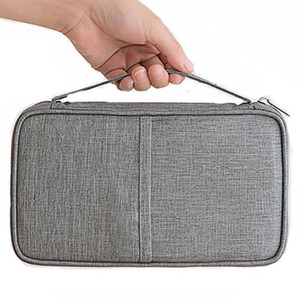 Tendencia 2021 Venta caliente Oxford bolso organizador Cartera de viaje, pasaporte, pasaporte titular para <span class=keywords><strong>viajes</strong></span> de negocios - Product Image 4