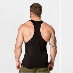 Camiseta sin mangas deportiva para hombre con logo, tacto suave, 100% algodón, corte holgado, cuello redondo, logo en la parte delantera/trasera - Product Image 4