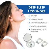 Pince-nez magnétique anti-ronflement en silicone et embout buccal Mini dispositif de dilatateur nasal Patches corporels pour soulager le ronflement