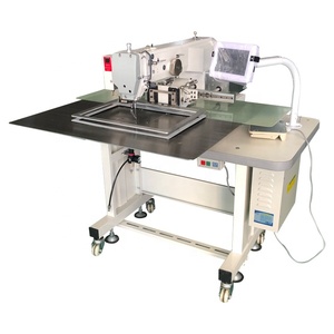 Machine à coudre industrielle programmable multifonctionnelle à lit plat pour sacs en cuir et chaussures, informatisée, haute vitesse, automatique - Product Image 1