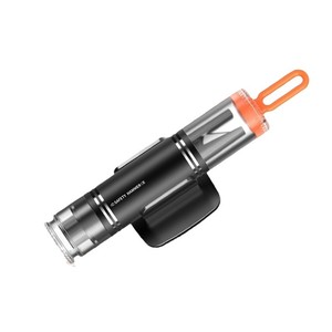 Marteau de sécurité pour voiture en alliage d'aluminium et acier à haute teneur en carbone, 2 en 1, dispositif d'évasion en cas de bris de vitre, brise-vitre à pression unique - Product Image 1