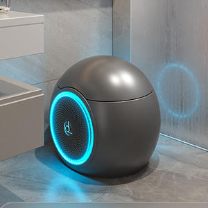 Modern Smart <strong>Toilet</strong> Heated Bidet Seat Floor Mounted S-trap New Design <strong>Toilet</strong> Set Black <strong>Pink</strong> Intelligent <strong>Toilet</strong> Cover Remote - Product Image 1