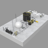 Usine de biogaz CSTR pour les déchets agricoles et industriels, système de digestion anaérobie clé en main