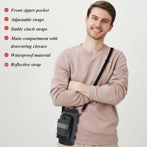 Muestra gratuita: Accesorios duraderos para muletas, agarre acolchado de espuma, bolsa de almacenamiento ligera y suave para muletas, bolsillo con cremallera, bolsa universal para muletas - Product Image 6