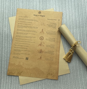 Carta <span class=keywords><strong>de</strong></span> desplazamiento <span class=keywords><strong>de</strong></span> origen <span class=keywords><strong>de</strong></span> marca histórica retro personalizada Tarjeta <span class=keywords><strong>de</strong></span> agradecimiento con logotipo en relieve Caja <span class=keywords><strong>de</strong></span> sello <span class=keywords><strong>de</strong></span> cera roja Impresión envejecida <span class=keywords><strong>de</strong></span> doble cara - Product Image 5