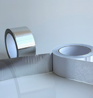 Ruban adhésif protecteur en aluminium, résistant à la chaleur, adhésif acrylique activé par l'eau, adhésif simple face, 48 mm
