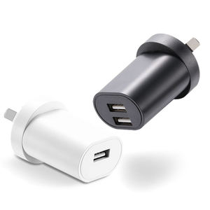 Phổ Euro tường cắm AC Power <span class=keywords><strong>Adapter</strong></span> xác thực EU chúng tôi UK AU kép đầu cho điện thoại Huawei Xiaomi Android USB sạc - Product Image 1