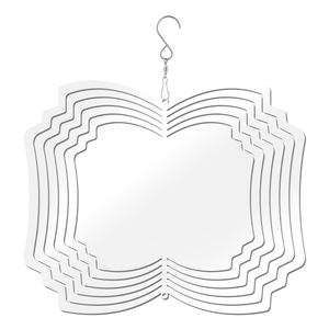 10 Inch Double Side Aluminum <b>Wind</b> <b>Spinner</b> Sublimation Blank for Custom Designs Metal <b>Wind</b> <b>Spinners</b> for Sublimation - Product Image 2