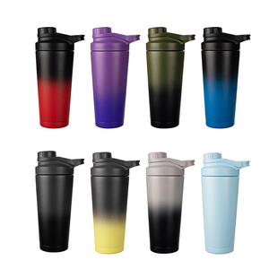 silverjet Stainless Steel Vacuum Insulated Protein Shaker <b>Cup</b> 750ml Gradient Color For Gym Sports Outdoor Use - Product Image 1