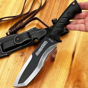 มีดต่อสู้แบบปรับแต่งได้สำหรับทหารราบ คุณภาพสูง ทำจากเหล็กกล้าไร้สนิม G10 ปลายมีดแบบ Drop Point สำหรับกิจกรรมกลางแจ้ง ตั้งแคมป์ พร้อมปลอกมีด พกพาสะดวก ใช้ในชีวิตประจำวัน ระดับ DIY - Product Image 5