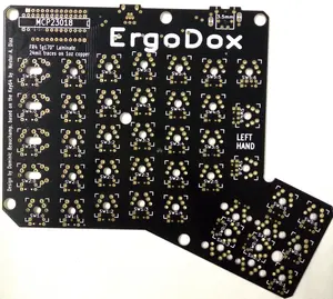 Circuit imprimé électronique pour clavier fr4, haute gg 170, ErgoDox, pcb
