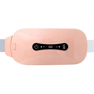 USB-Aufladbarer Heizkompresse-Vibrationsgürtel für Taille und Bauch, Intelligenter Massagegürtel, Gebärmutterwärmegürtel mit 1800mAh Akku - Product Image 1