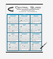 Calendriers muraux personnalisés avec logo, couverture annuelle 2026, cadeau promotionnel, vente en gros, feuilles imprimées à suspendre, 12 mois