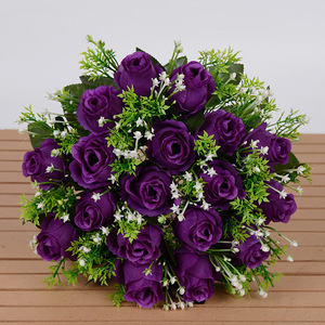 18 cabezas <span class=keywords><strong>de</strong></span> <span class=keywords><strong>rosas</strong></span> artificiales para <span class=keywords><strong>novia</strong></span>, <span class=keywords><strong>rosas</strong></span> <span class=keywords><strong>de</strong></span> seda, <span class=keywords><strong>ramo</strong></span> <span class=keywords><strong>de</strong></span> <span class=keywords><strong>rosas</strong></span> <span class=keywords><strong>de</strong></span> boda falsas para el hogar, jardín, fiesta, decoración Floral - Product Image 6