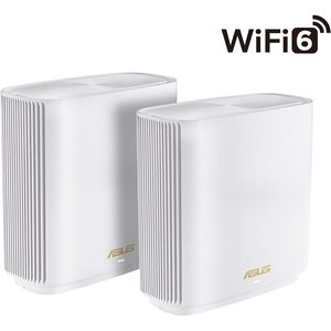Système Mesh WiFi6 Tri-Bande ZenWiFi Xt9 Ax7800, Contrôle par Application, Lot de 2, Blanc, Kit Maison Intelligente Universel - Product Image 4