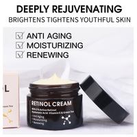 Crème de tache de rousseur de marque privée élimination des rides vieillissement tache noire blanchiment fort blanchiment collagène rétinol vitamine c crème pour le visage