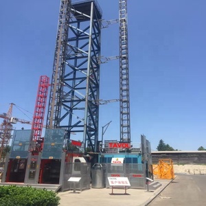Baru lift kargo pengangkat otomatis kecil Platform panjat konstruksi perancah pengangkat elektrik - Product Image 4