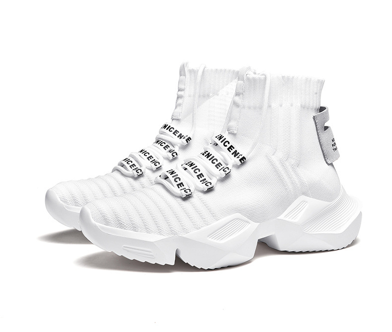 Black Sneakers#Zapatillas de deporte de plataforma alta para hombre y  adulto, zapatos informales de Hip Hop, tenis, calzado deportivo para otoño,  | Linio México - GE598FA0SF429LMX