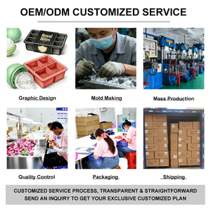 Moule à glaçons en silicone portable personnalisé, petit format, pour <span class=keywords><strong>faire</strong></span> des glaçons sphériques - Product Image 5