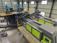 Automatische Schredderanlage für Schrottrecycling (ASR) mit Wirbelstrom-Separationssystem für Kupfer, Aluminium und Edelstahl