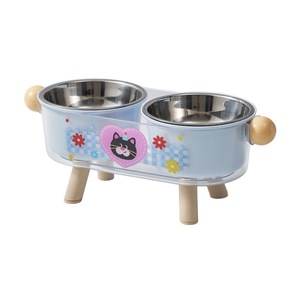 Double Bowl <b>Cat</b> <b>Feeder</b> Stainless Steel Non Slip Tall Design For <b>Cats</b> - Product Image 5