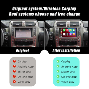 CZT-AUTO <span class=keywords><strong>video</strong></span> Carplay giao diện cho Lexus GX460 2015-2021 gương liên kết đài phát thanh Máy nghe nhạc không dây xe chơi Android Auto Adapter - Product Image 3
