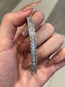 Brazalete Xinfly Trendy de Oro de 18K con Diamante Cultivado en Laboratorio de 8.63CT, Alta Calidad, Au750 DE VVS, Joyería de Oro Brillante para Regalo - Product Image 4