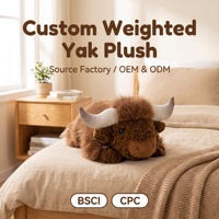 Peluche de Yak lestée en lin et lavande, chauffable au micro-ondes, super douce, en tissu Talla, certifiée BSCI CPC, prise en charge OEM ODM