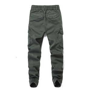 <span class=keywords><strong>Pantalon</strong></span> de <span class=keywords><strong>Travail</strong></span> et de Randonnée pour Homme, Taille Élastique, Imperméable, Style Techwear, Khaki, Cargo Décontracté - Product Image 3