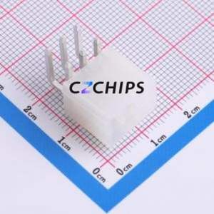 WB420A2H-060P-001 Wire-to-Board Pin Header Bent Lead Through Hole,P=4.2mm 2x3P 4.2mm Right Angle Insert Mini-Fit (MX 4.2) - Product Image 1