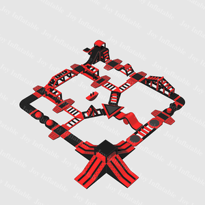 Parc aquatique gonflable équipement de flotteur sport grand parc aquatique gonflable de mer flottant gonflable pour la station balnéaire lac océan - Product Image 6