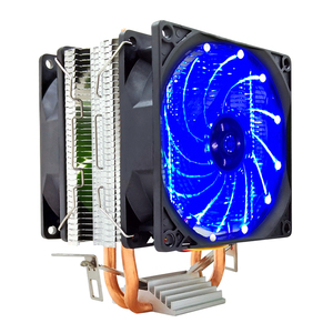 SNOWMAN <span class=keywords><strong>CPU</strong></span> Cooler PWM 3 Pin 90mm 2 Tubos de calor PC Radiador Intel LGA 1700 1200 1150 1151 1155 AM4 Ventilador de refrigeración de <span class=keywords><strong>CPU</strong></span> silencioso - Product Image 3