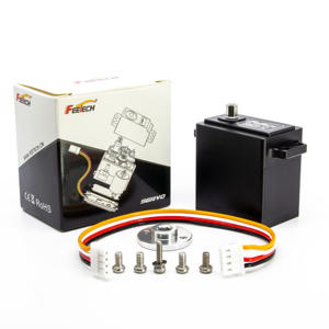 جهاز مؤازر ، جهاز تحكم عن بعد ، صغير الحجم, جهاز مؤازر عزم دوران 10 كجم ، SM2912BL ، علبة ألومنيوم كاملة ، حقيبة معدنية ، جهاز مؤازر بدون فرشاة ، يستخدم لنصف RC Robot ، جهاز مؤازر موديل RS485 - Product Image 4