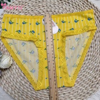 Amysi 372 #   Culottes pour adolescentes, usage quotidien, en soie de lait avec dentelle latérale, pour l'école et le sport, flux léger à moyen, directement de l'usine