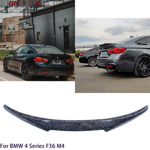 สปอยเลอร์หลังคาร์บอนไฟเบอร์ทรง M4 สำหรับรถยนต์ BMW ซีรีส์ 4 F36 4 ประตู รุ่นครูเป้ ปี 2014-2019 - Product Image 2